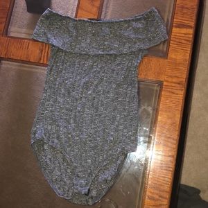 Off the shoulder one piece